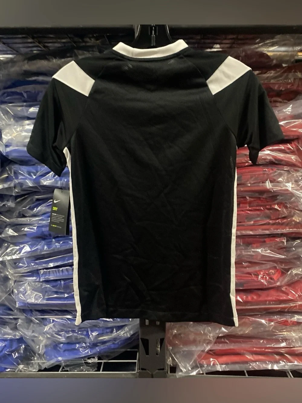 Nike Derby III Soccer Jersey NWT Kids Medium Black/White DRI-FIT CW3834-010